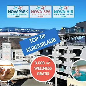 Novapark Flugzeughotel Грац